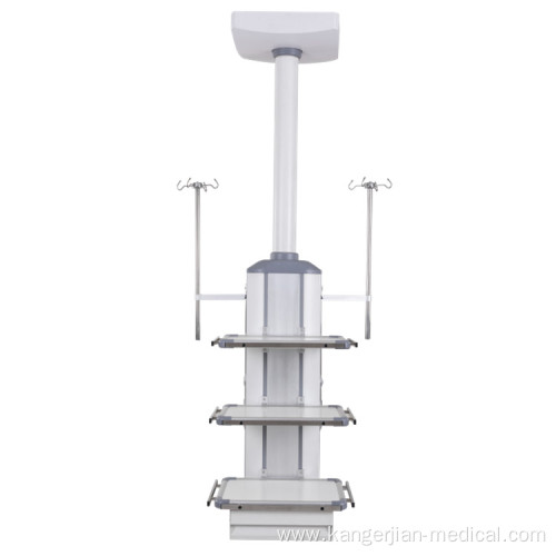KDD-7 cailing double arm medical tower adjustable height single electric lifting horizontal rotation surgical pendant